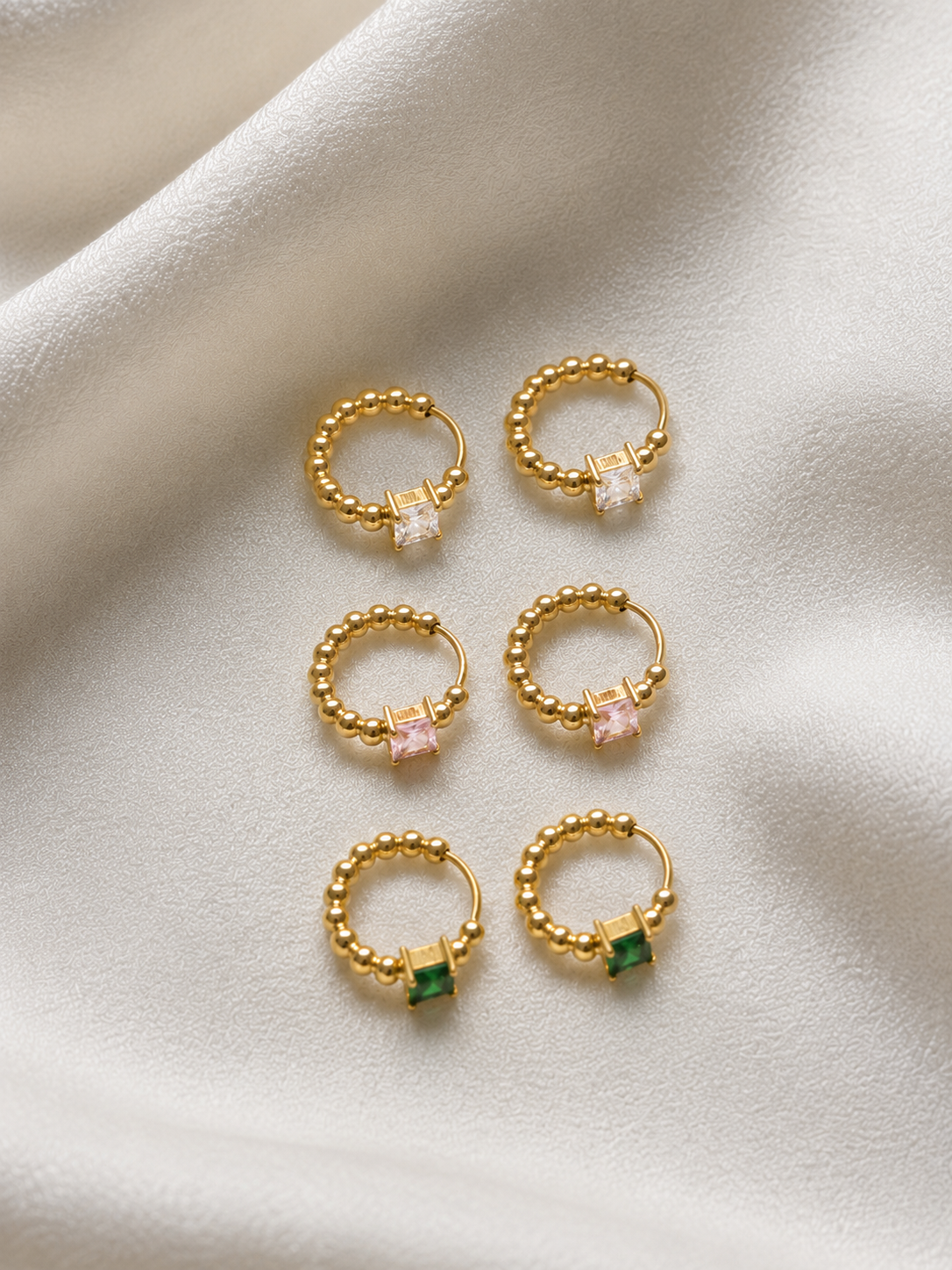 Ona Earrings Green